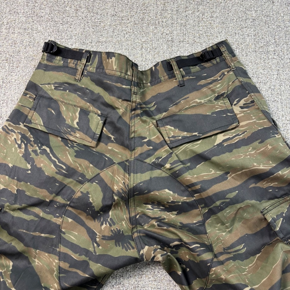 Vintage Tiger Stripe Camo Cargo Pants Mens Medium 31-35 Waist Military Vietnam - Picture 5 of 7